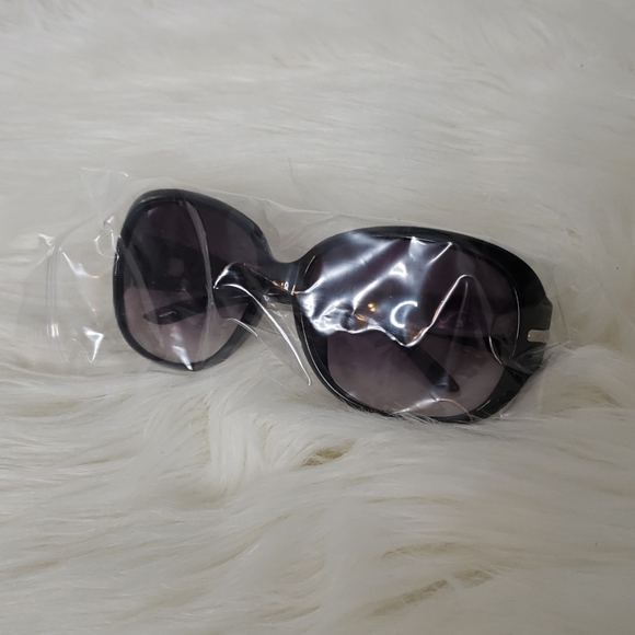 NWT Black Glitter UV Protection Sunglasses - Picture 6 of 14